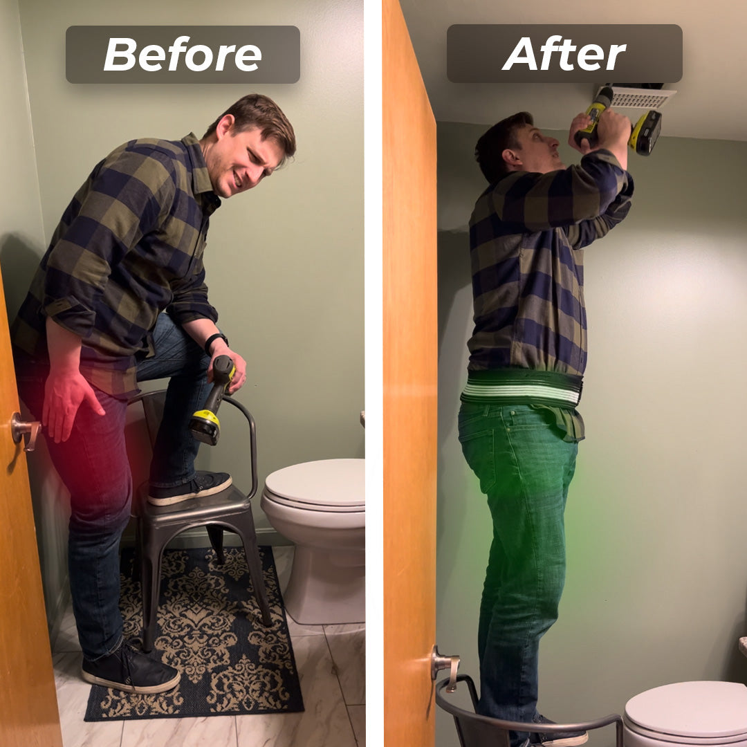 Onderrugriem voor Damen & Heren - Rug Ondersteuning voor Werk & Sport - Rugbanden voor Lumbago, Hernia, Artrose, Scoliose & Lage Rugpijn