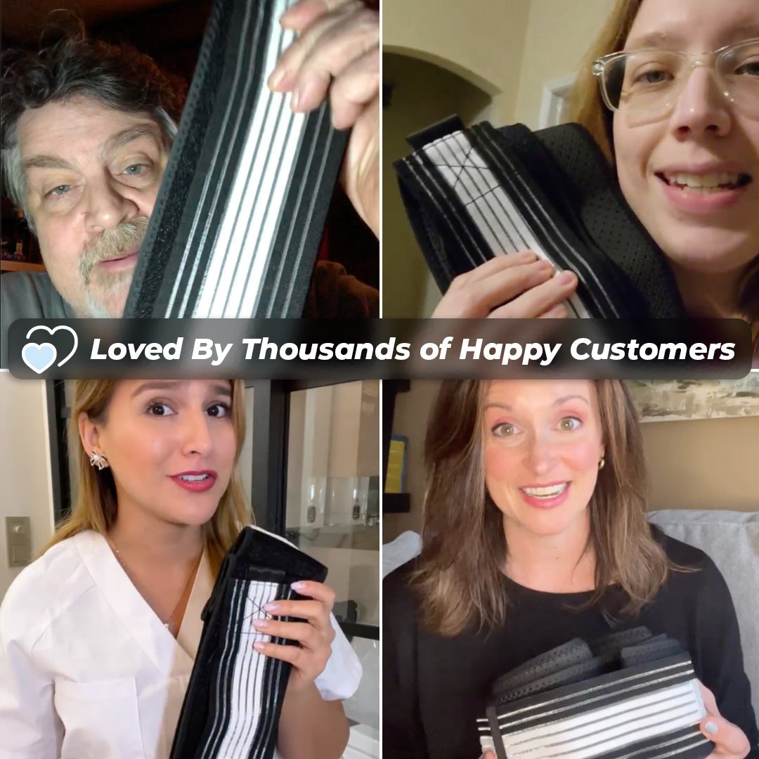 Onderrugriem voor Damen & Heren - Rug Ondersteuning voor Werk & Sport - Rugbanden voor Lumbago, Hernia, Artrose, Scoliose & Lage Rugpijn