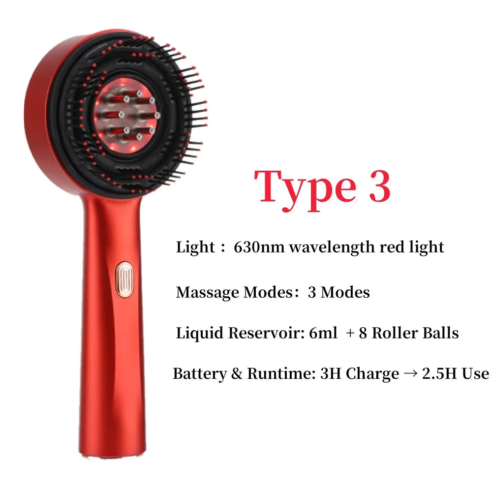 1 Advanced  Red Light Head Massager Brush